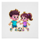 Zoek naar cartoon voetbal posters Kinderen