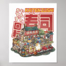 Zoek naar restaurant decor posters Japans eten
