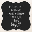 Zoek naar tandarts onderzetters Humor