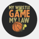 Zoek naar scheidsrechter stickers Basketbal