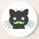 Zoek naar zwarte snor onderzetters Grappig