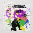 Zoek naar paintball verjaardag uitnodigingen Ieder kind