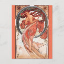 Zoek naar alphonse mucha briefkaarten Illustratie