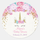 Zoek naar gouden eenhoorn stickers Magical unicorn