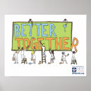 Zoek naar samenwerking posters Voor iedereen