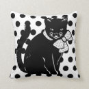 Zoek naar cute cat kussens Zwart