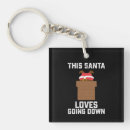 Zoek naar grappige kerstmis sleutelhangers Santa