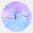 Zoek naar paarse blauwe achtergrond stickers Abstract