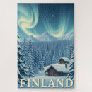 Zoek naar finland puzzels Aurora borealis