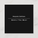 Zoek naar zwarte tekst visitekaartjes Voor hem