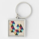 Zoek naar patroon sleutelhangers Geometrie