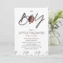 Zoek naar football babyshower uitnodigingen Minimalistisch
