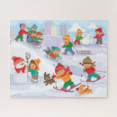Zoek naar ski puzzels Kerstmis