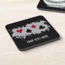 Zoek naar kaart onderzetters Elk persoon