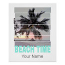 Zoek naar vintage beach kunst Palmboom