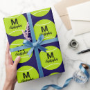 Zoek naar tennis cadeaupapier Naam