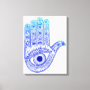 Zoek naar hand van hamsa kunst Blauw