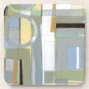 Zoek naar geometrische vormen onderzetters Kleurrijk