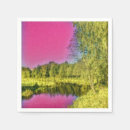 Zoek naar groen landschap servetten Boom