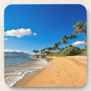 Zoek naar tropisch strand onderzetters Hawaii