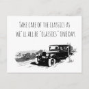 Zoek naar klassieke auto briefkaarten Wegreis