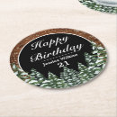 Zoek naar zwart hout onderzetters Rustisch