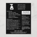 Zoek naar huis schoonmaken flyers Schoonmaker