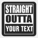 Zoek naar eigen tekst stickers Typografie