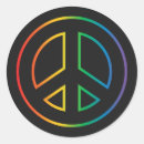 Zoek naar hippie teken stickers Rainbow