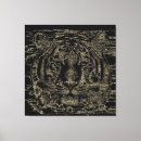 Zoek naar vintage tiger kunst Schilderij