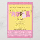 Zoek naar clothesline baby uitnodigingen Wasgoed