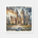 Zoek naar kastelen servetten Elk persoon