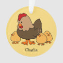 Zoek naar cartoon kip ornamenten Schattig