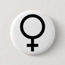 Zoek naar symbool buttons Feminist