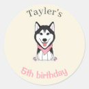 Zoek naar zwart witte hond stickers Dier