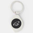 Zoek naar zilveren monogram sleutelhangers Elegant