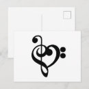 Zoek naar treble clef briefkaarten Zwart wit