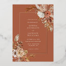 Zoek naar autumn wedding uitnodigingen Terracotta
