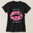 Zoek naar kus lippen tshirts Roze