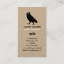 Zoek naar vogel logo visitekaartjes Uil