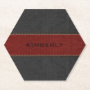 Zoek naar leren onderzetters Kunstleder