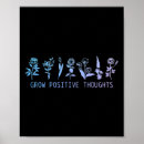 Zoek naar positieve gedachten posters Geluk