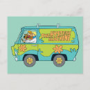 Zoek naar mysterieuze briefkaarten Scooby doo