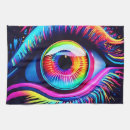 Zoek naar oog keuken handdoeken Psychedelisch