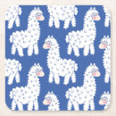 Zoek naar alpaca onderzetters Patroon