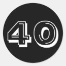 Zoek naar 40 jaar oud stickers 40e verjaardag