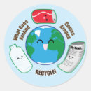 Zoek naar hergebruik stickers Ecologisch
