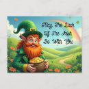 Zoek naar ierse briefkaarten Leprechaun