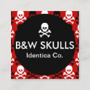 Zoek naar halloween visitekaartjes Skelet