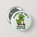 Zoek naar grappige dinosaurus buttons Kleurrijk